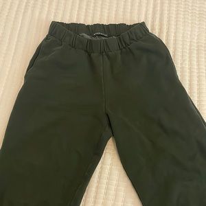 Brandy Melville Green Sweatpants